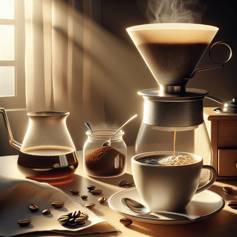 como preparar café filtrado em casa