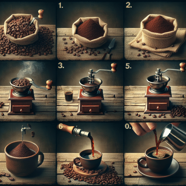 Café coado passo a passo: do grão à xícara perfeita