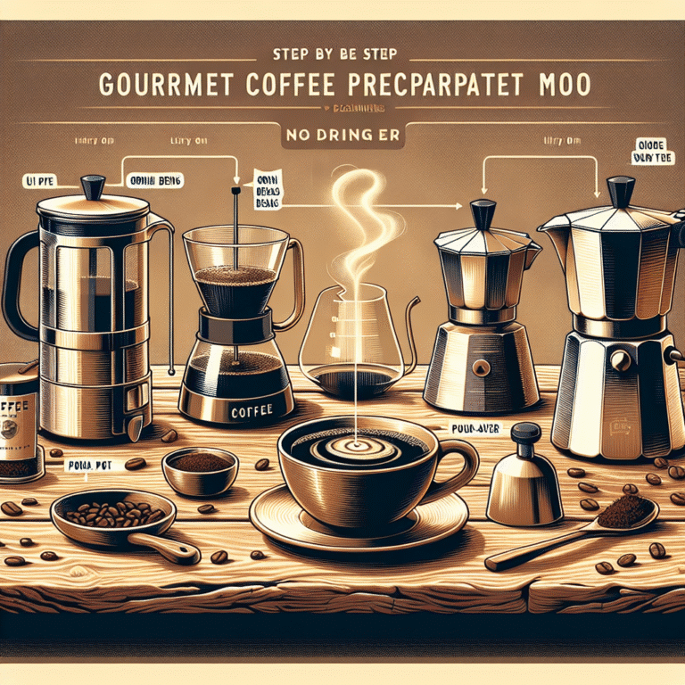 Métodos de preparo de café gourmet para iniciantes