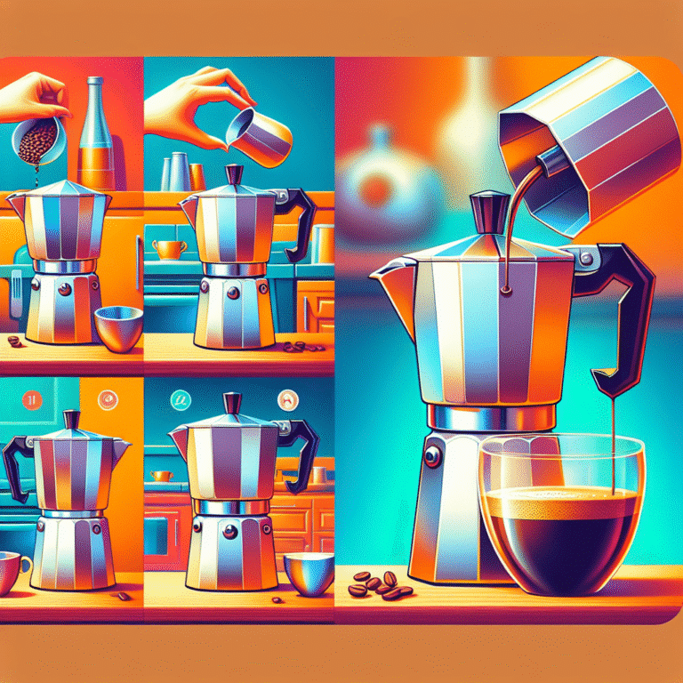 cafeteira italiana passo a passo