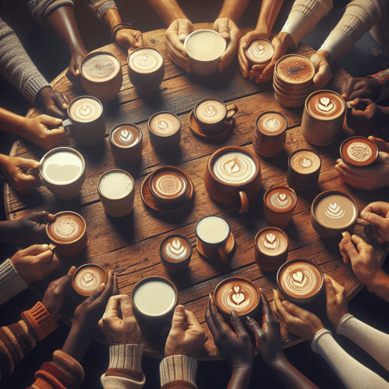 café com leite vegano para todos