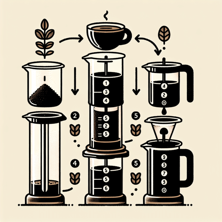 receita prática de café com aeropress
