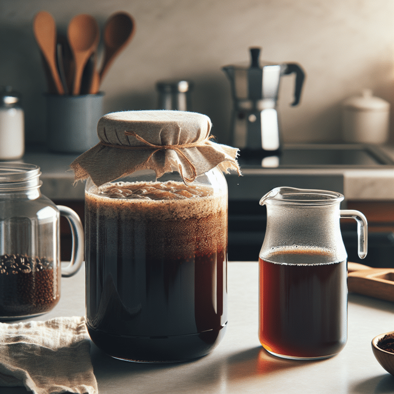 fazendo café cold brew caseiro