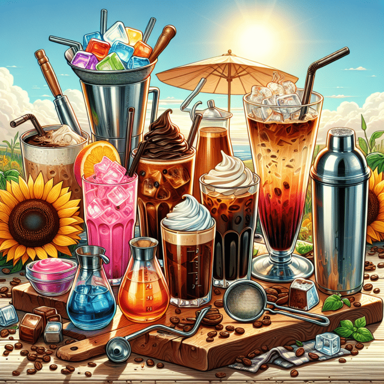 receitas de café gelado para o verão