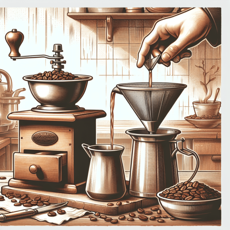 como preparar café filtrado em casa