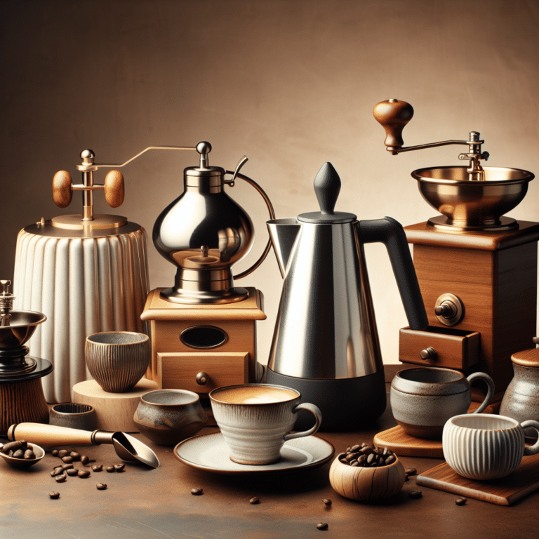 acessórios criativos para café gourmet