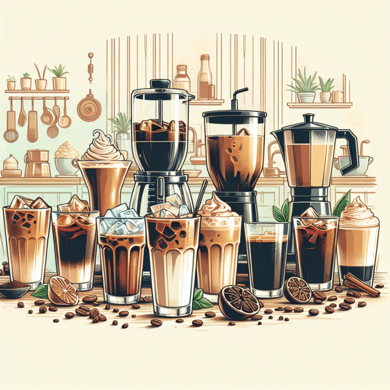receitas de café gelado em casa