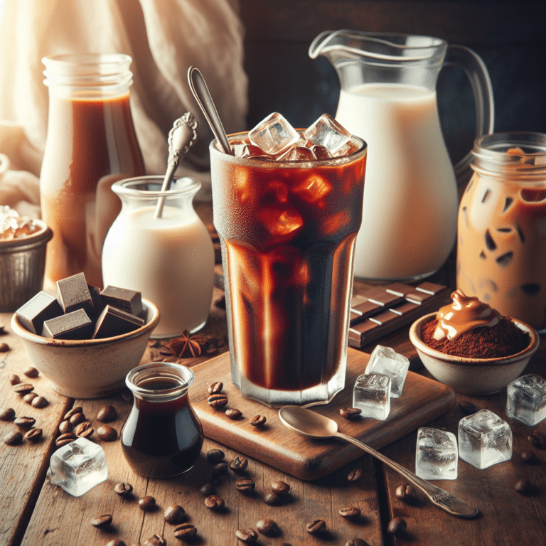 misturas deliciosas para café gelado