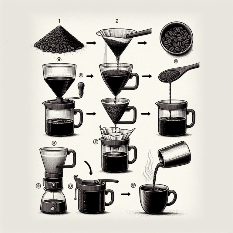 Passo a passo para fazer café coado manual